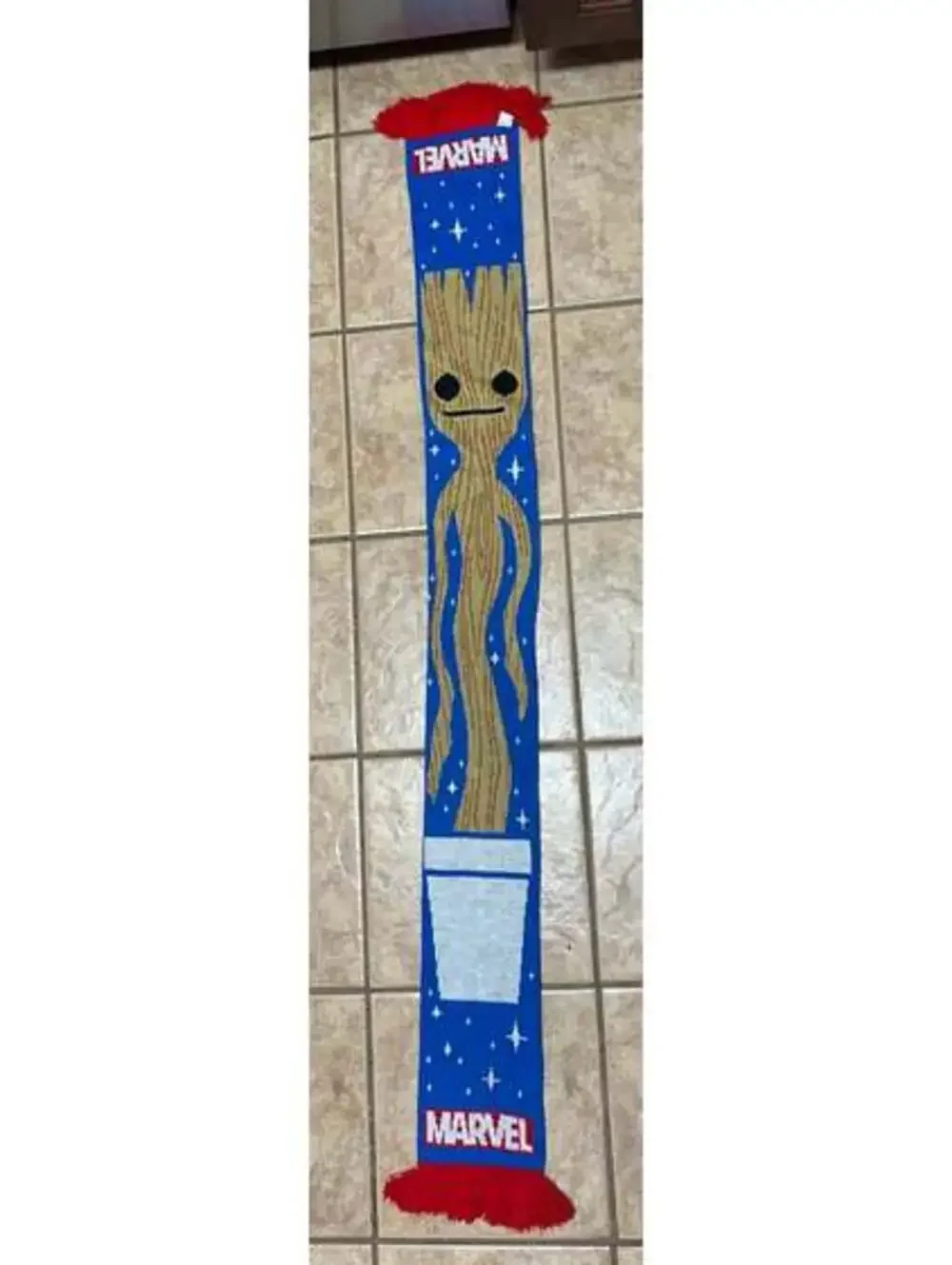 Marvel Guardians of the Galaxy Groot Knit Scarf Collector Corps Exclusive